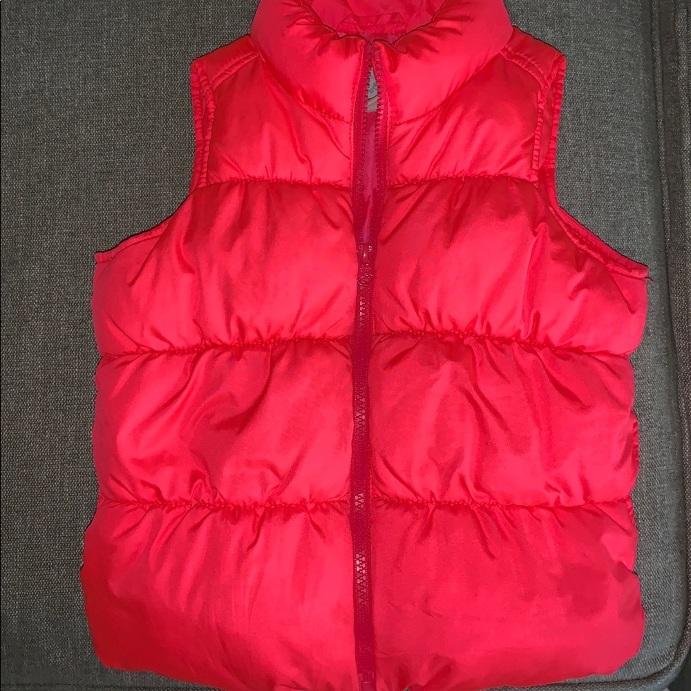 5/$25!! Girls pink puffer jacket!